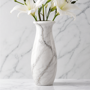 Elegant Marble Flower Vase