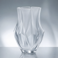 Frosted Crystal Vase