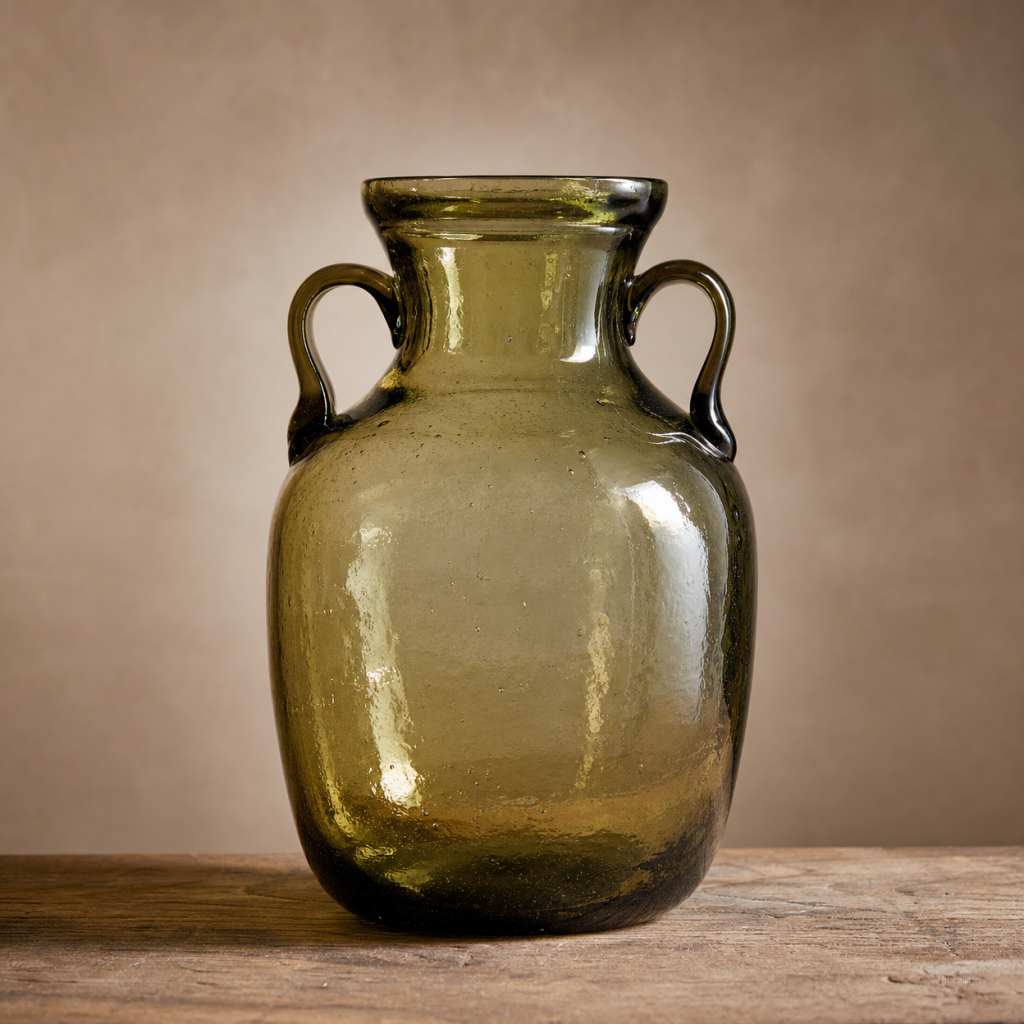 Old World Glass Vase