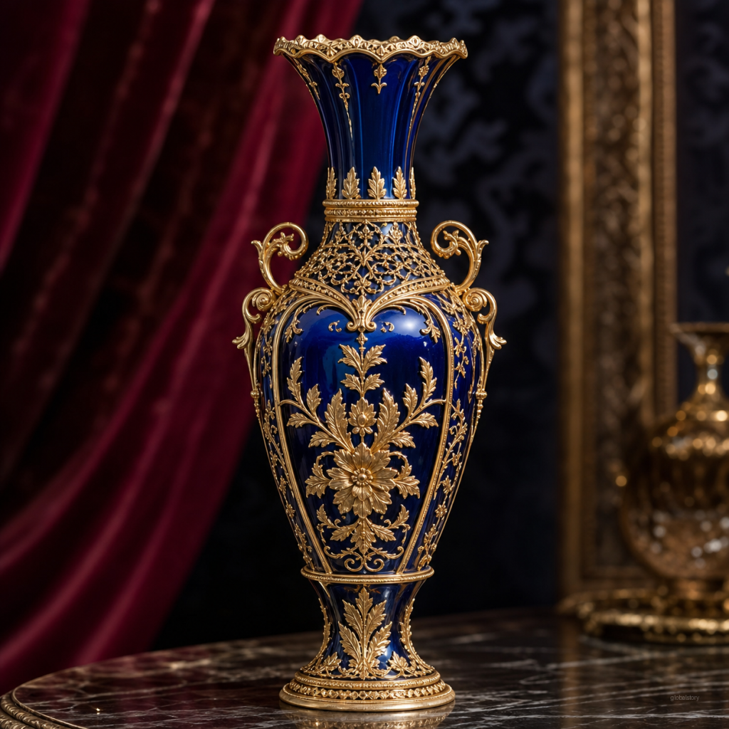 Royal Artisan Flower Vase