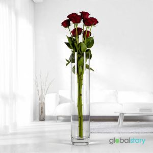 cylinder glass vase