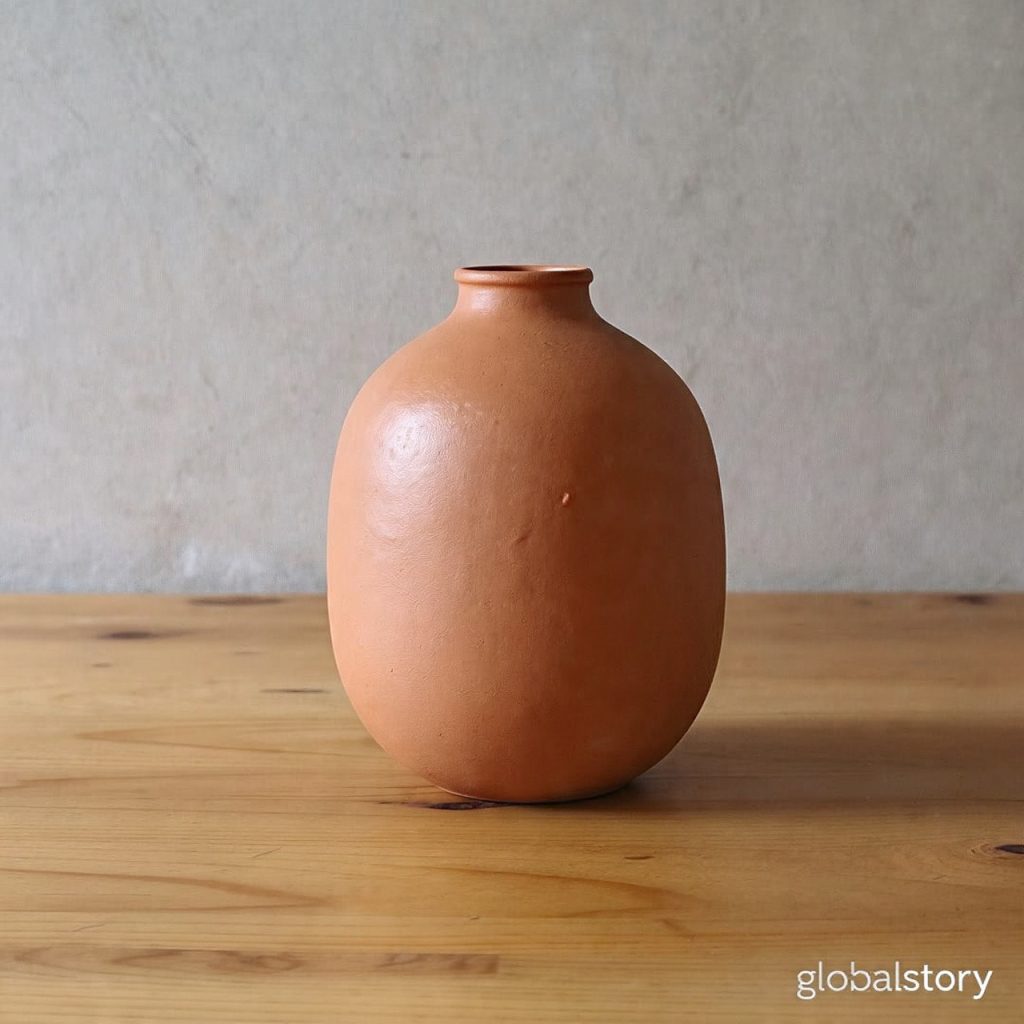 Rustic Stoneware Pottery Vase